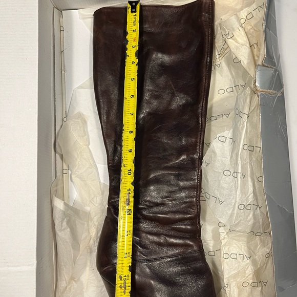 Women’s tall boots from Aldo. Dark brown/ burgundy size 9 - Picture 6 of 12